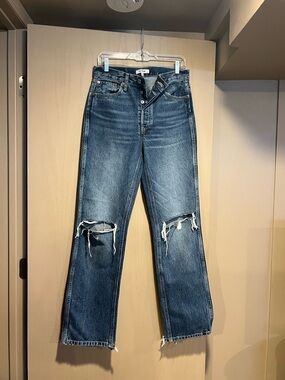 Re/Done 90’s High Loose Distressed Jeans
